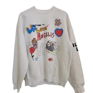Childhood Collab With Mariposa Vintage Los Angeles L.A Unisex Sweatshirt Sz L
